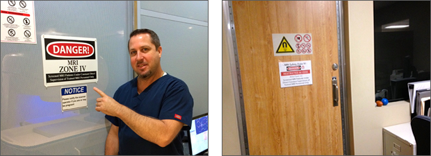 MRI Safety Signs